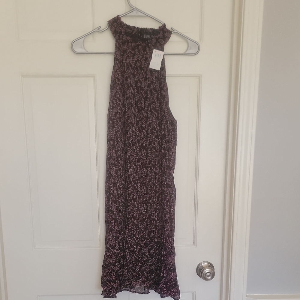 Next Black and Pink Floral Halter Dress. Brand new, from Ruby Jane